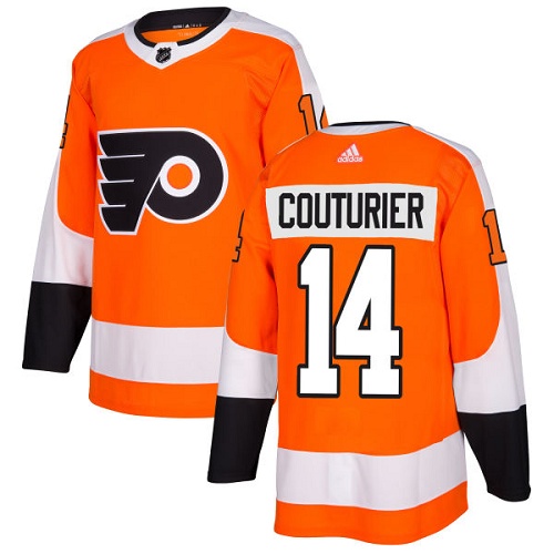 Adidas Men Philadelphia Flyers #14 Sean Couturier Orange Home Authentic Stitched NHL Jersey->philadelphia flyers->NHL Jersey